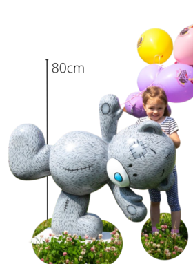 фигура мишка Тедди на прокат высотой 80 см для мероприятий